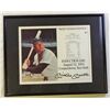 Image 1 : MICKEY MANTLE AUTOGRAPHED COOPERSTOWN INDUCTION DAY 8 x 10 FRAMED