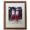 Image 1 : JACK NICKLAUS AUTOGRAPHED 8X10 PHOTO ALSO GREG NORMAN