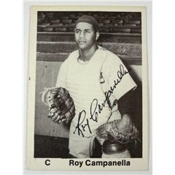 ROY CAMPANELLA AUTOGRAPHED BASEBALL CARD - 1975 TCMA CARD