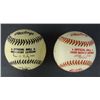 Image 4 : 4 - COMMEMORATIVE BASEBALLS - 2-JACKIE ROBINSON, 1-MICKEY MANTLE, 1-98 WORLD SER