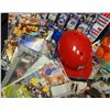 Image 3 : SPORTS COLLECTION....A LITTLE OF EVERY THING, CARDS, MAGAZINES, BALLS, BEANIE