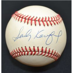 SANDY KOUFAX AUTOGRAPHED BASEBALL