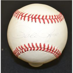 PETE ROSE AUTOGRAPHED BASEBALL