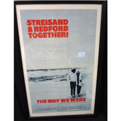 THE WAY WE WERE Movie POSTER 27x40 Barbara Streisand Robert Redford