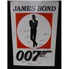 Image 1 : AUTOGRAPHED/SIGNED JAMES BOND 007 POSTER 27 x 39. COA