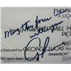 Image 6 : STAR WARS Movie POSTER 27x40 AUTOGRAPHED/SIGNED by MARK HAMILL, HARRISON FORD,
