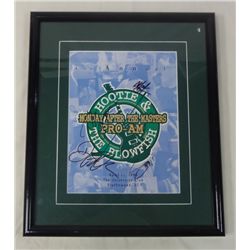 AUTOGRAPHED 8x11 Hootie & The Blowfish Monday After The Masters PRO-AM Poster