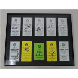 10 AUTOGRAPHED BELLSOUTH SENIOR CLASSIC TICKETS MAY 28 - JUNE 3, 2001.