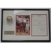 Image 1 : MARK MCGWIRE GAME USED BALL, 8x10 Photo & Dave Parker signed letter.