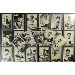 1953 BOWMAN BLACK / WHITE LOT (23 cds) ALL DIFFERENT, MOSTLY NICE VGEX, CLEAN