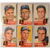 Image 2 : 1953 TOPPS BASEBALL RED SOX TEAM LOT (15 DIFFERENT) MOSTLY EX-EX+, 2-VG's