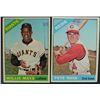 Image 1 : 1966 TOPPS #1 WILLIE MAYS & #30 PETE ROSE, BOTH VG