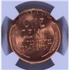 Image 3 : 1946 LINCOLN CENT, NGC MS-66 RED