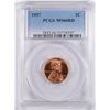 Image 1 : 1957 LINCOLN CENT, PCGS MS-66 RED