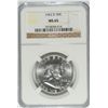 Image 1 : 1962-D FRANKLIN HALF DOLLAR, NGC MS-65  RARE!