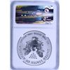 Image 4 : 2012-S $1.00 AMERICAN SILVER EAGLE REVERSE PROOF, NGC PROOF-69  TROLLEY LABEL