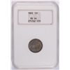 Image 1 : 1883 SEATED DIME NGC MS-64
