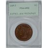 Image 1 : 1853 LARGE CENT PCGS MS-64 RB (OGH)