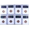 Image 2 : LOT OF ( 8 ) 1937 LINCOLN CENTS, NGC MS-66 RED