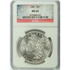 Image 1 : 1881 MORGAN DOLLAR NGC MS-64