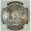 Image 2 : 1882 MORGAN SILVER DOLLAR, NGC MS-64  BLAST WHITE!!