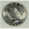 Image 2 : 1922-D PEACE SILVER DOLLAR, NGC MS-64  NICE WHITE COIN !