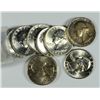 Image 1 : PARTIAL GEM BU ROLL OF 1964 WASHINGTON QUARTERS  ( 34 ) COINS