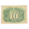 Image 2 : 1863 TEN CENT US FRACTIONAL CURRENCY VF