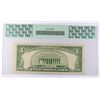 Image 2 : 1950 $5 FEDERAL RESERVE NOTE (MAJOR MINT ERROR-MISALIGNED OVERPRINT) PCGS 20 APP