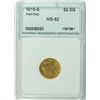 Image 1 : 1915-S PAN PACIFIC $2.50 GOLD COMMEN NNC MS-62