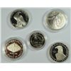 Image 2 : COMMEMORATIVE LOT IN CAPSULES ONLY: 1992 COLUMBUS BU HALF DOLLAR;