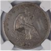 Image 2 : 1843 SEATED HALF DOLLAR, NGC AU DETAILS, DOES NOT LOOK CLEANED