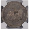 Image 3 : 1843 SEATED HALF DOLLAR, NGC AU DETAILS, DOES NOT LOOK CLEANED