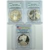 Image 1 : 20TH ANNIVERSARY 2006 SILVER AMERICAN EAGLES PCGS 69'S