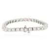 Image 2 : 14KT White Gold 7.89ctw Diamond Tennis  Bracelet