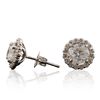 Image 2 : 14KT White Gold 2.73ctw Diamond Earrings