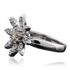 Image 2 : 14KT White Gold 0.68ctw Diamond Ring