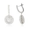 Image 2 : 14KT White Gold 2.48ctw Diamond Earrings