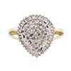 Image 1 : 10KT Two-Tone Gold 0.75ctw Diamond Ring