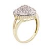 Image 3 : 10KT Two-Tone Gold 0.75ctw Diamond Ring