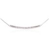 Image 2 : 14KT White Gold 0.84ctw Diamond Necklace