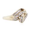 Image 2 : 10KT Yellow Gold 0.50ctw Diamond Ring