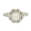 Image 1 : 14KT White Gold 0.95ctw Diamond Ring