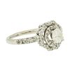 Image 2 : 14KT White Gold 0.95ctw Diamond Ring