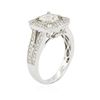 Image 3 : 18KT White Gold 1.56ctw Diamond Ring