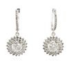 Image 1 : 14KT White Gold 2.06ctw Diamond Earrings