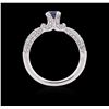 Image 3 : 18KT White Gold 1.27ct Sapphire and Diamond Ring