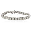 Image 1 : 14KT White Gold 7.23ctw Diamond Tennis  Bracelet