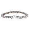 Image 3 : 14KT White Gold 7.23ctw Diamond Tennis  Bracelet