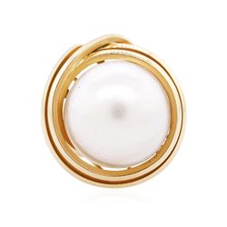 14-18KT Yellow Gold Pearl Jewelry Suite